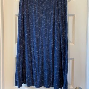Studio M Blue & White threaded Maxi Skirt sz L